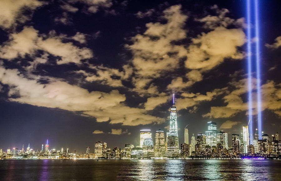Tribute of Light, September 11, 2015 Photograph by SAURAVphoto Online Store