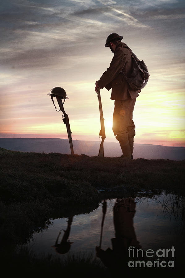 Tribute To A Fallen Comrade World War One Photograph by Lee Avison