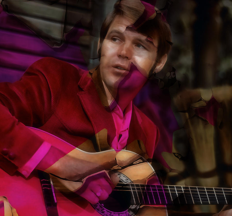 Tribute To Glen Campbell Mixed Media by Marvin Blaine
