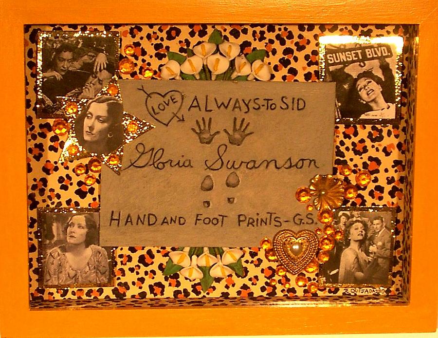 Icons Painting - Tribute to Gloria Swanson by Robert Quijada Icons Painting - Tribute to Gloria Swanson by Robert Quijada