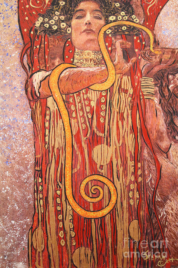 Tribute To Klimt Painting by Stefan Duncan