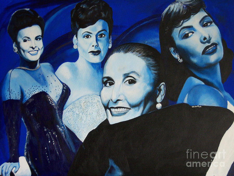 Tribute to Lena Horne Painting by Michelle Brantley