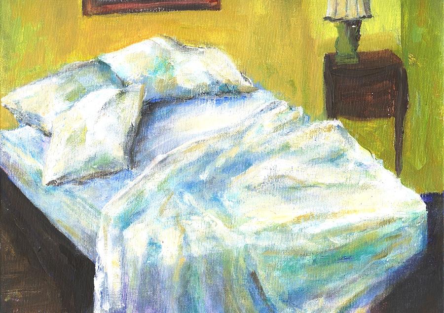 Bed Painting - Tribute to Marc by Randy Sprout Bed Painting - Tribute to Marc by Randy Sprout