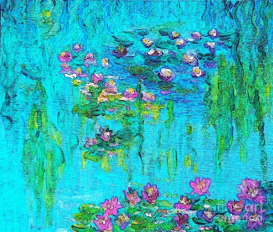 Tribute to Monet Painting by Holly Martinson | Pixels