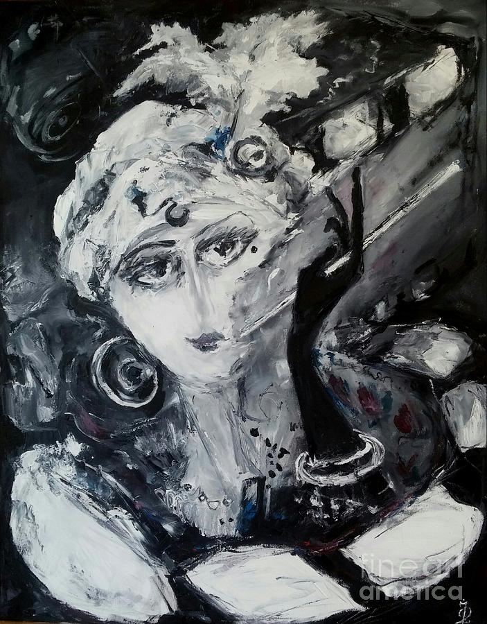 fabulous Pola Negri Painting