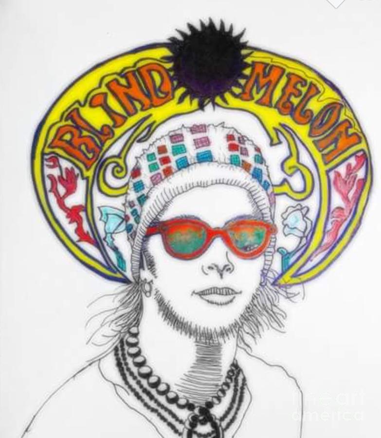 Tribute To Shannon Hoon Drawing By Tarisa Smith Fine Art America