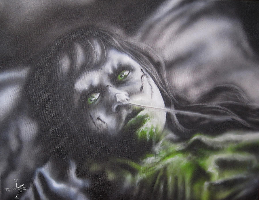 The Exorcist Painting - Tribute to The Exorcist by Jonathan Anderson