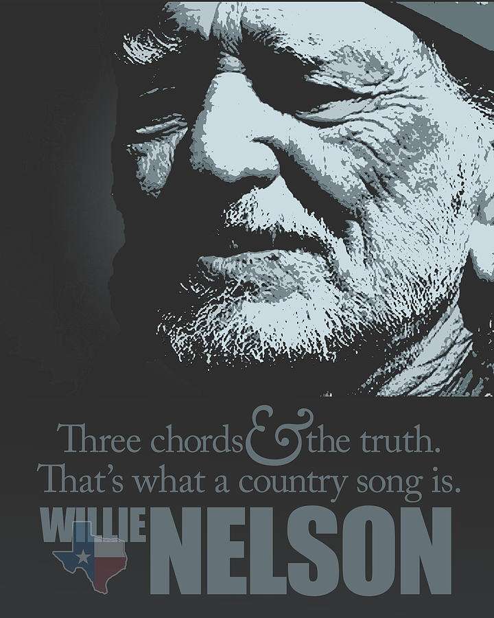 Tribute To Willie Nelson Mixed Media