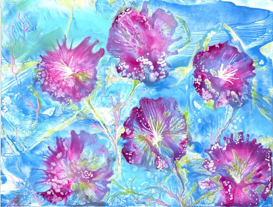 Tribute with Flora Painting by Heather Hennick