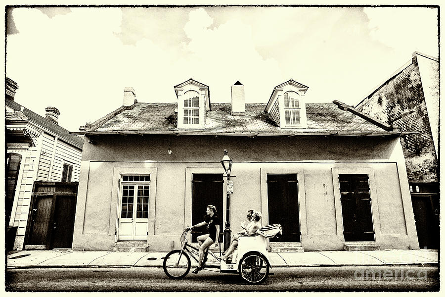 Tricycle Tour Of French Quarter, New Orleans Photograph by Felix Lai
