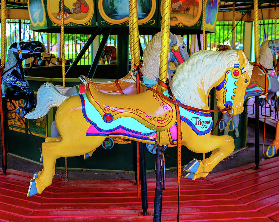 Trigger The Horse Kennedy Park Antique Merry Go Round Carousel