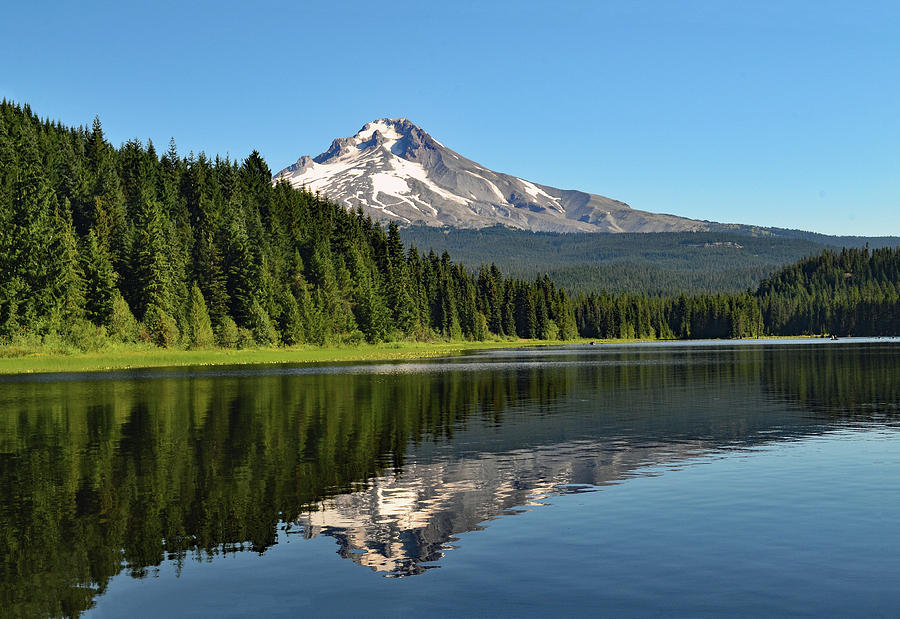 Trillium Lake Photograph By Laurence Cutler - Pixels