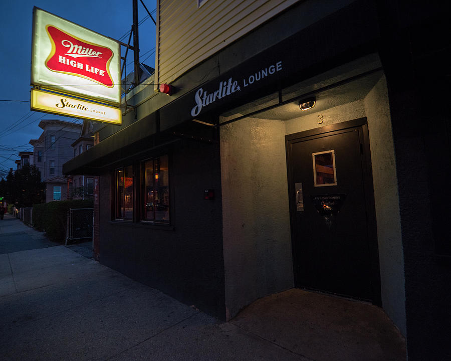 Trinas Starlite Lounge Beacon Street Somerville MA Side Photograph by Toby McGuire