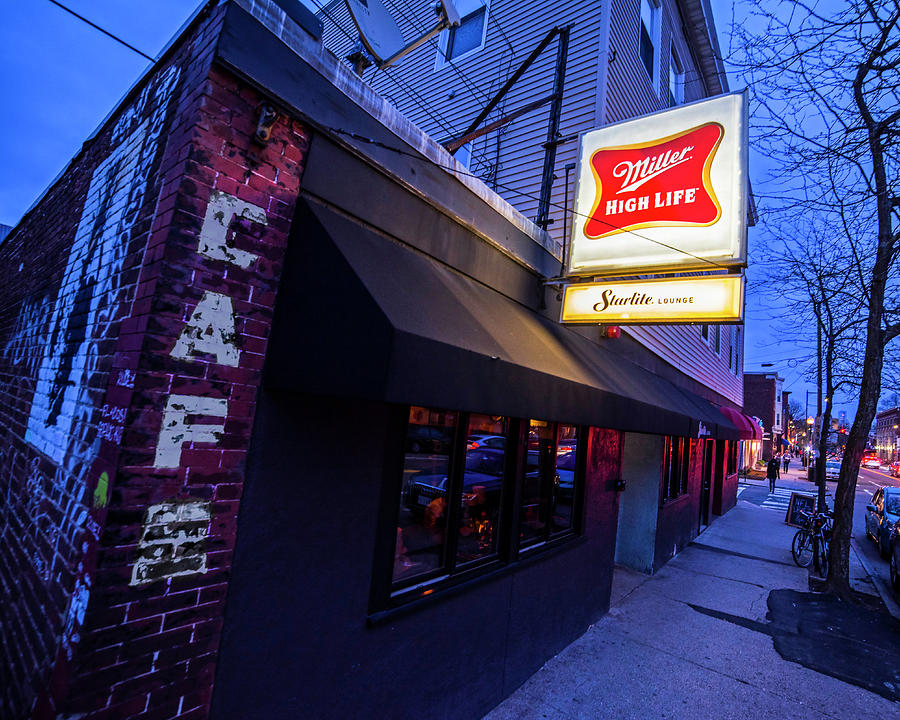 Trinas Starlite Lounge Beacon Street Somerville MA Photograph by Toby McGuire