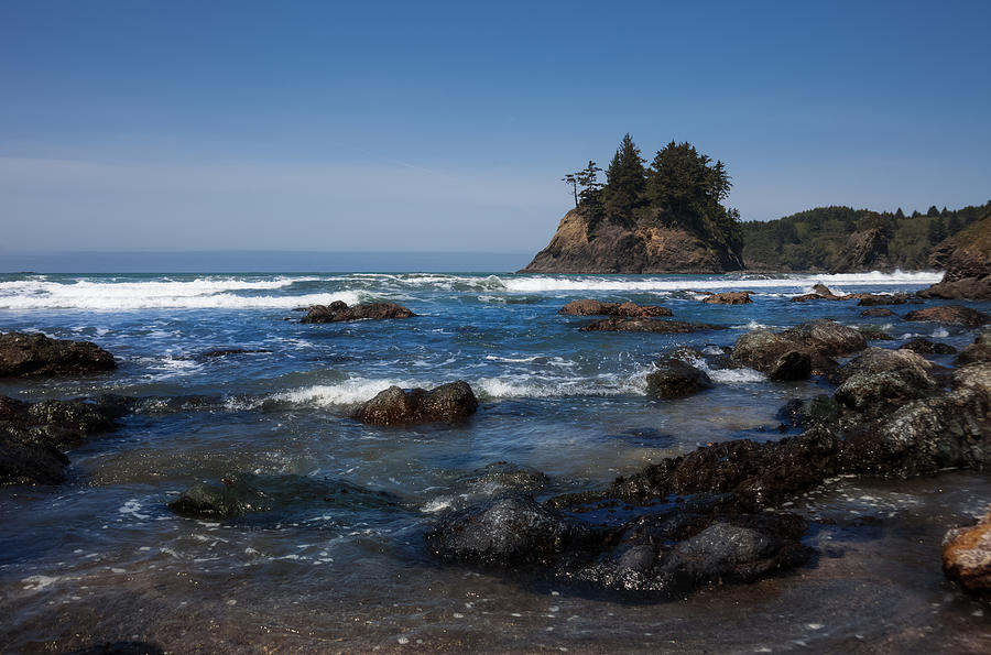 Trinidad Beach At low Tide Photograph by Mark Alder