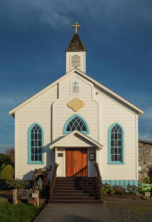 Trinidad Catholic Church in Color Photograph by Greg Nyquist