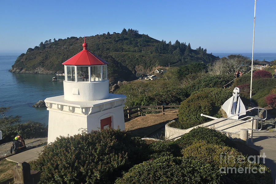 Lighthouse Photograph - Trinidad Head Memorial Lighthouse, California Lighthouse by Monterey County Historical Society