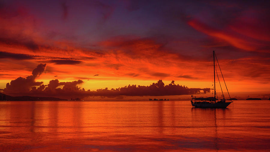 City Photograph - Trinidad Sunrise by Karmen Chow