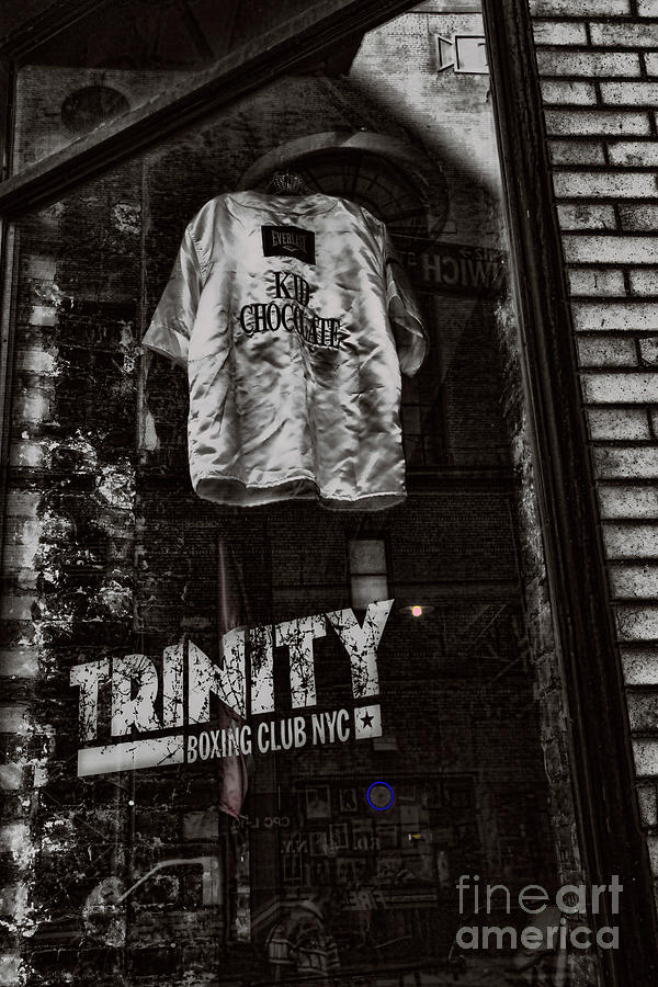 Trinity Boxing Club Display T-Shirt NY Photograph by Chuck Kuhn