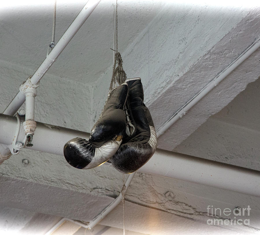 Trinity Boxing Gloves High Up NY Photograph by Chuck Kuhn