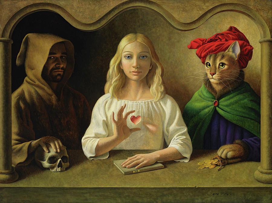 Trinity Painting by Chris Miles