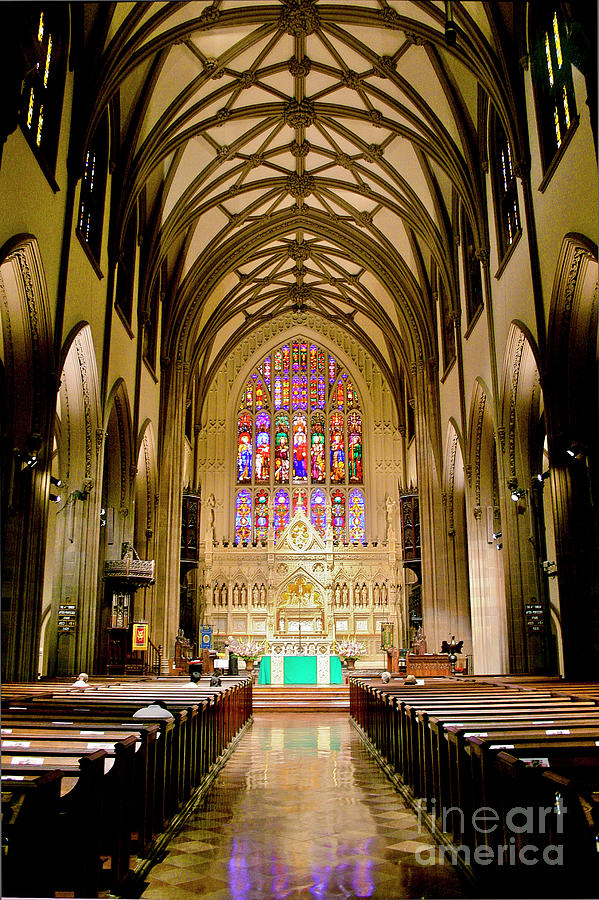 Trinity Church New York City Photograph by Karen Jorstad