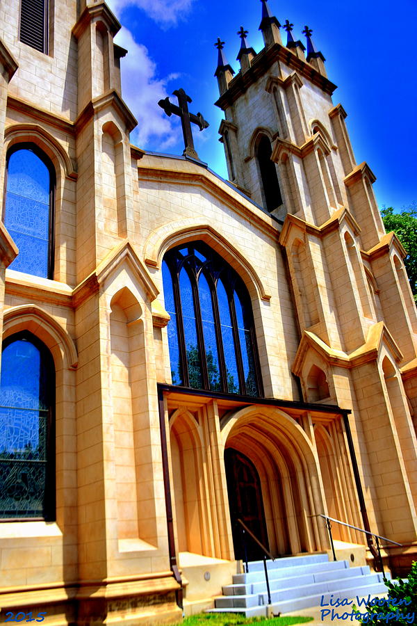 Trinity Episcopal Cathedral Photograph - Trinity Episcopal Cathedral Columbia SC by Lisa Wooten