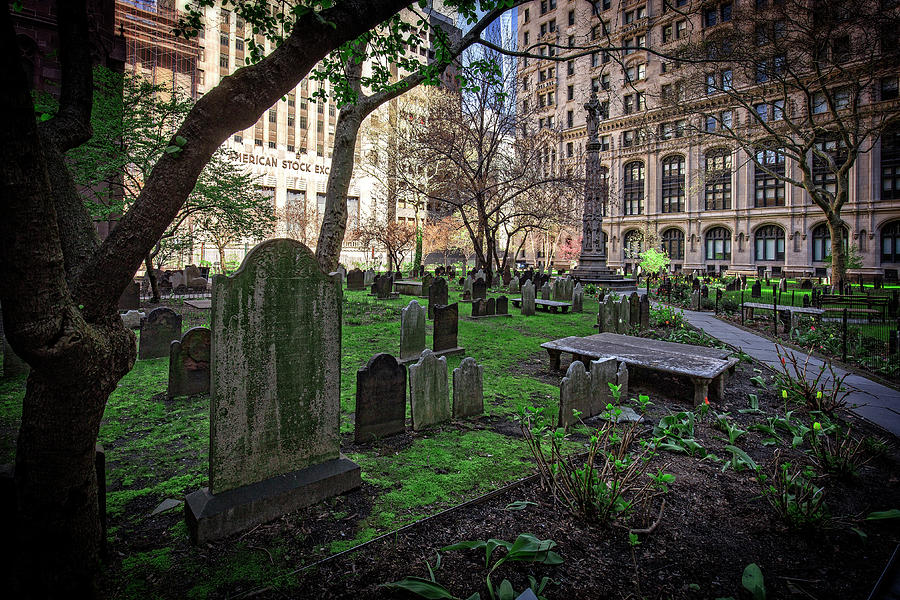 Trinity Graveyard NYC Photograph by Alan Raasch