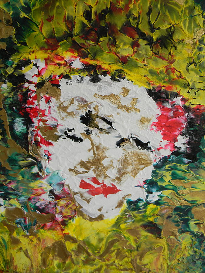 Portrait Painting - Trinity Panel Three by Marwan George Khoury