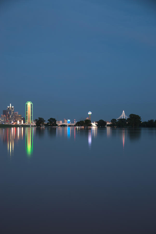 Dallas Photograph - Trinity River Reflections by Kevin Bain