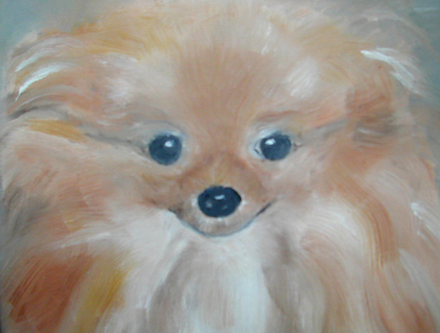 Dog Painting - Trinket by Lisa Konkol
