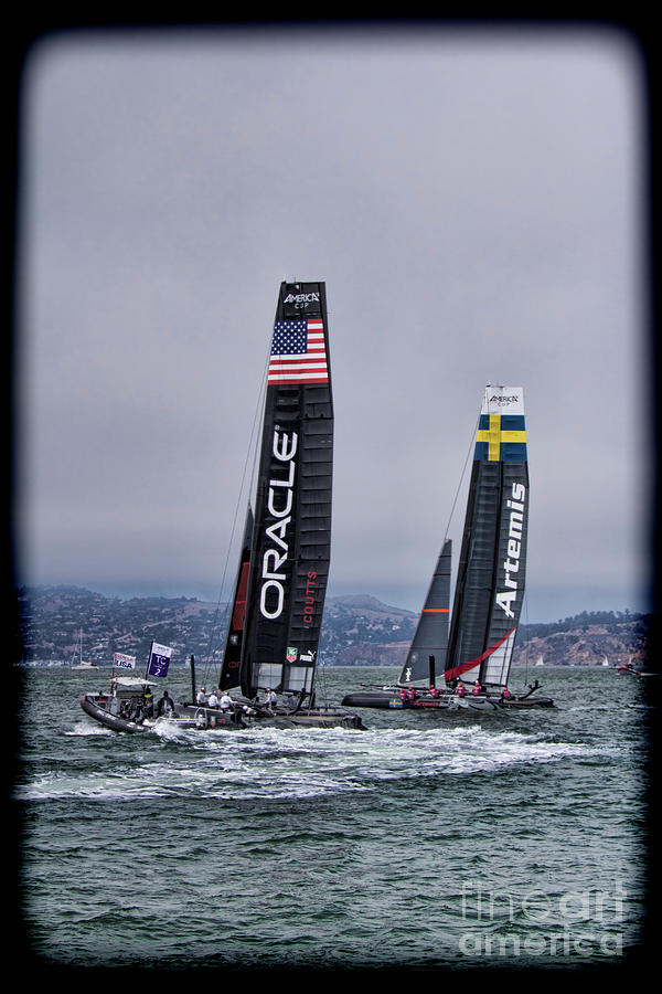 Trio Americas Cup 34 Photograph by Chuck Kuhn