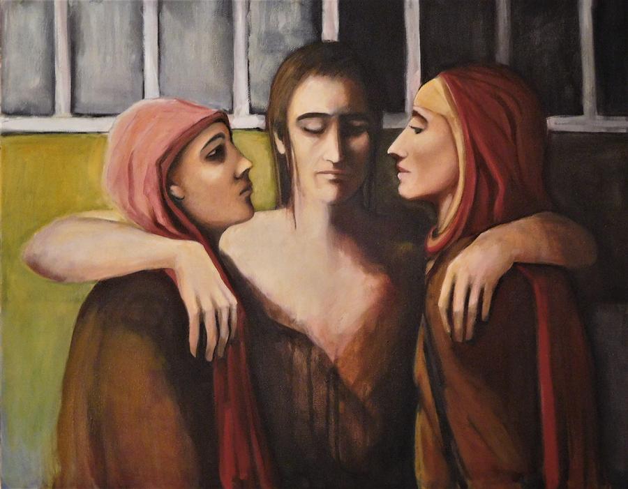 Trio Painting by Irena Mohr