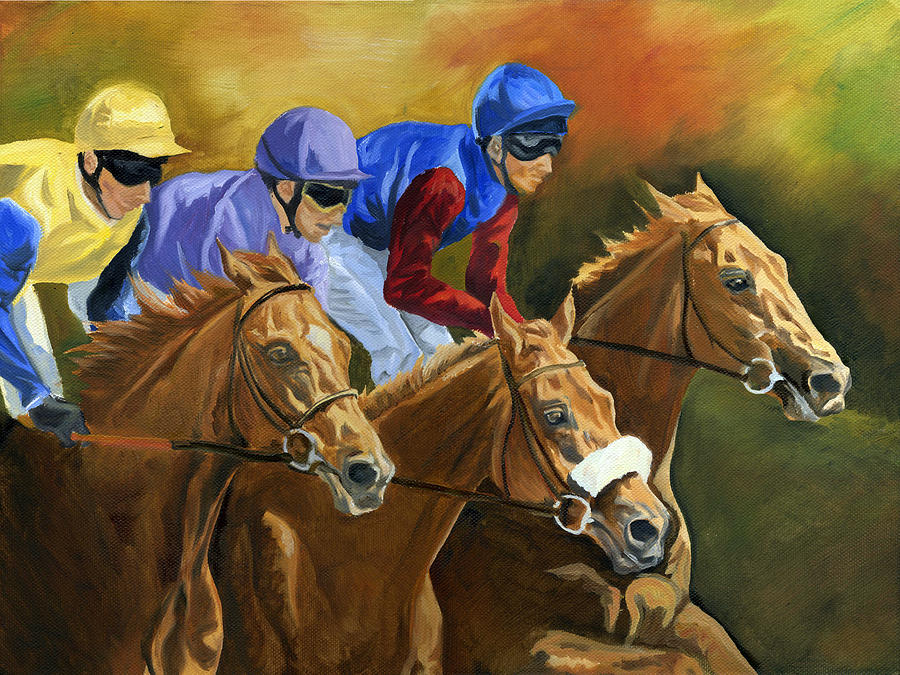Trio Painting by Jana Goode