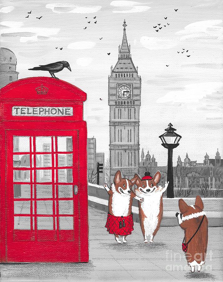 Trip To London Painting by Margaryta Yermolayeva