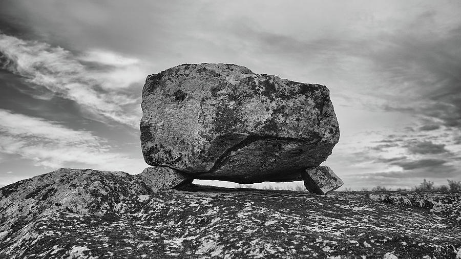 Tripedal Stones II Photograph by Pekka Sammallahti