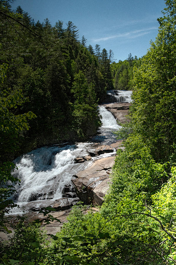 Triple Falls in Dupont State Forest Photograph by John Haldane