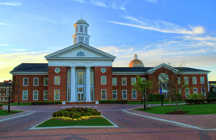 Triple Library Christopher Newport University Photograph by Ola Allen