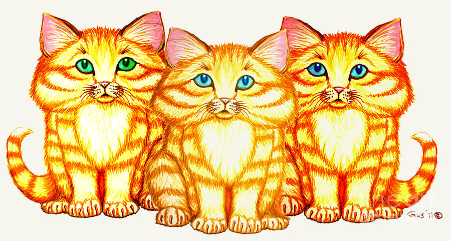 Triplets Drawing by Nick Gustafson - Fine Art America