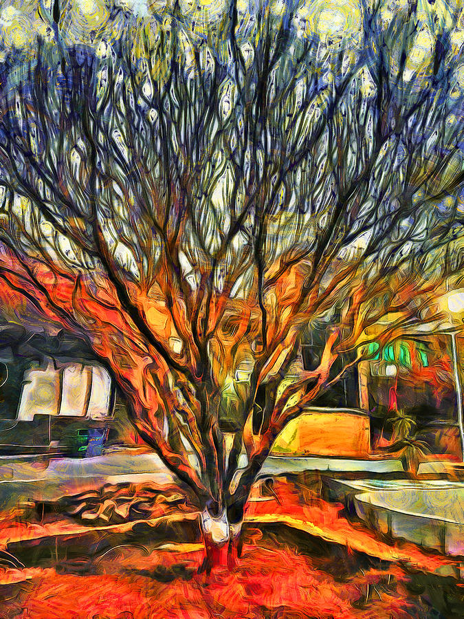 Trippy Tree Digital Art by Ankit Gautam - Fine Art America