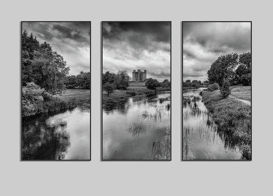 Triptych Trim Castle 2 Photograph by Martina Fagan