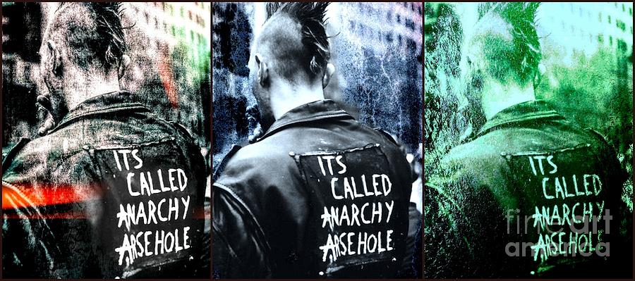 Triptychs Punk Photograph by Kip Krause