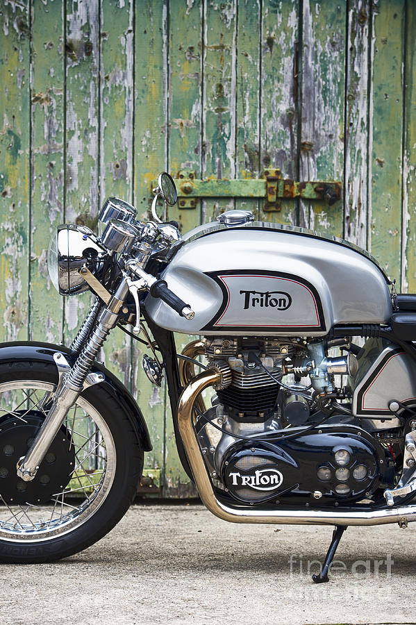 Motorcycle Photograph - Triton In Colour  by Tim Gainey