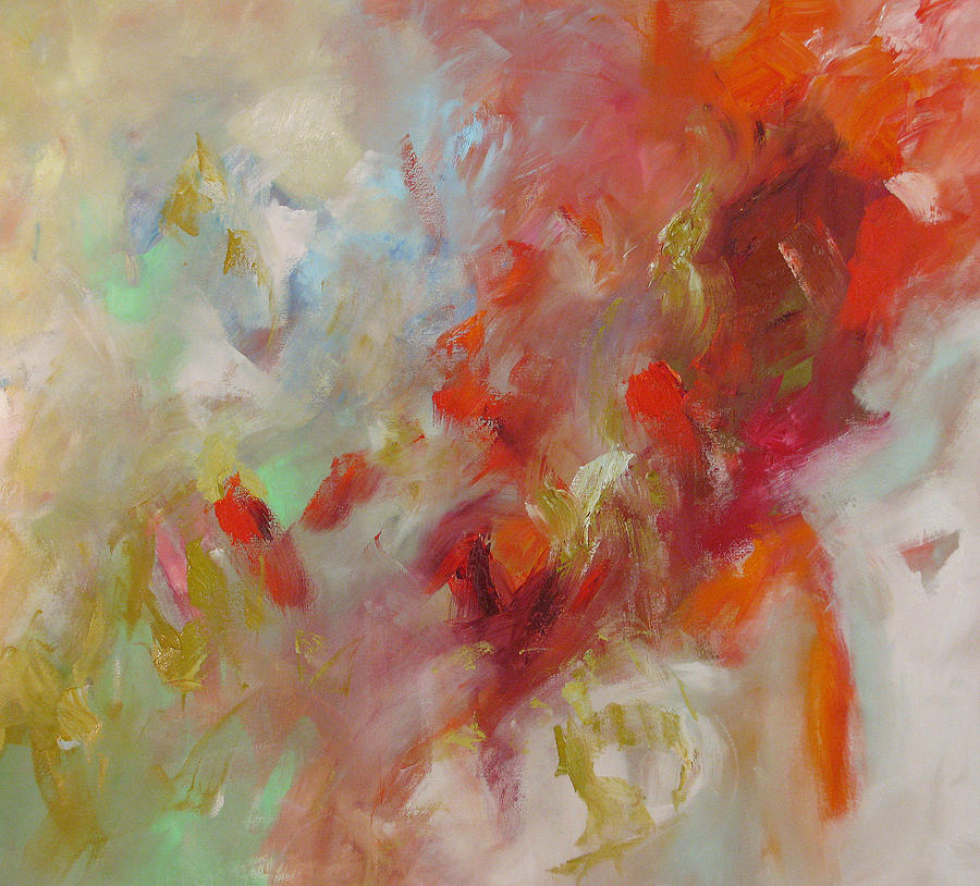 Abstract Painting - Triumph by Linda Monfort