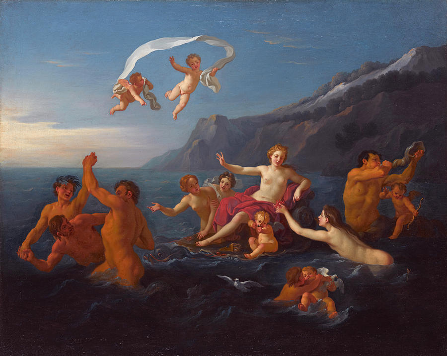 Triumph of Venus Painting by Bon Boullogne