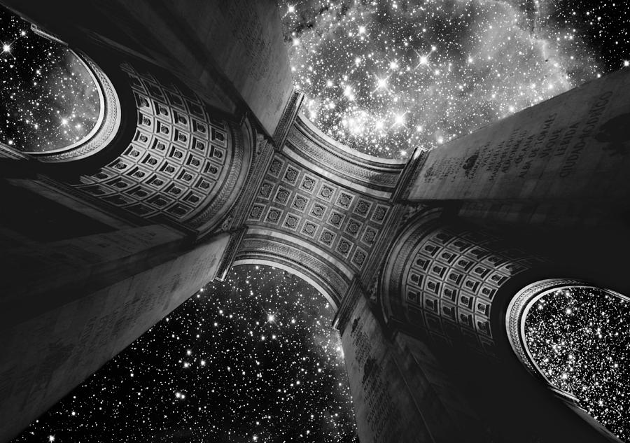 Triumph On A Cosmic Scale III - Arc de Triomphe Photograph by Aurelio Zucco