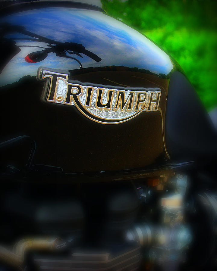 Motorcycle Photograph - Triumph by Perry Webster