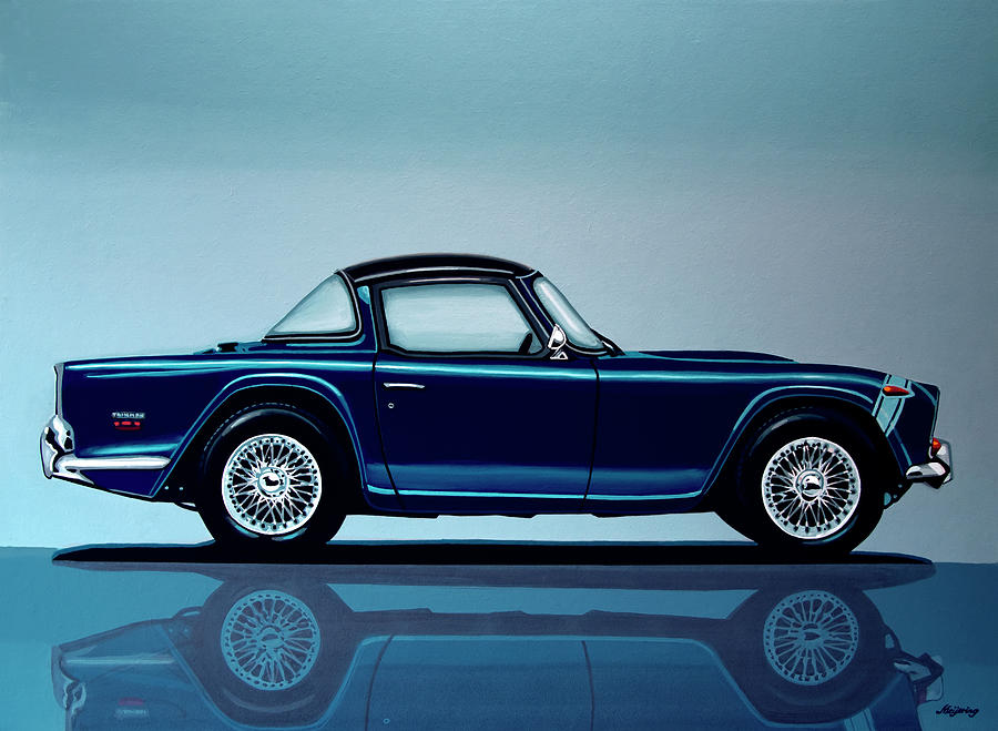 Triumph TR5 1968 Painting Painting by Paul Meijering