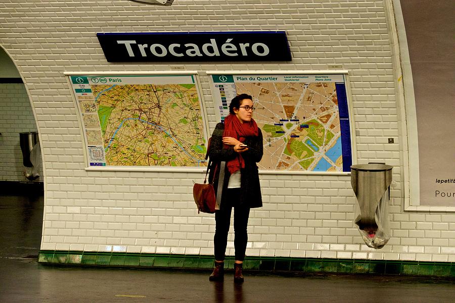 Trocadero Metro Station Photograph by Eric Tressler