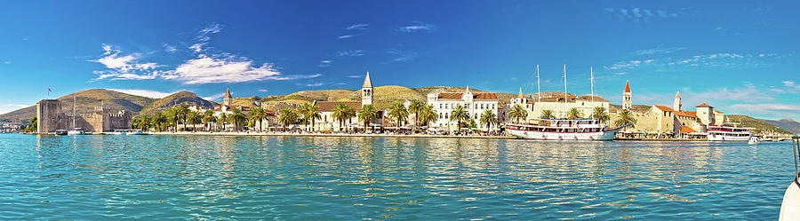 Trogir UNESCO world heritage site panoramic Photograph by Brch Photography